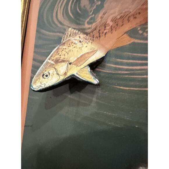 Guy‎ Harvey Signed Art Line Dance #274/950 3D Snook & Amberjack - Picture 12 of 16